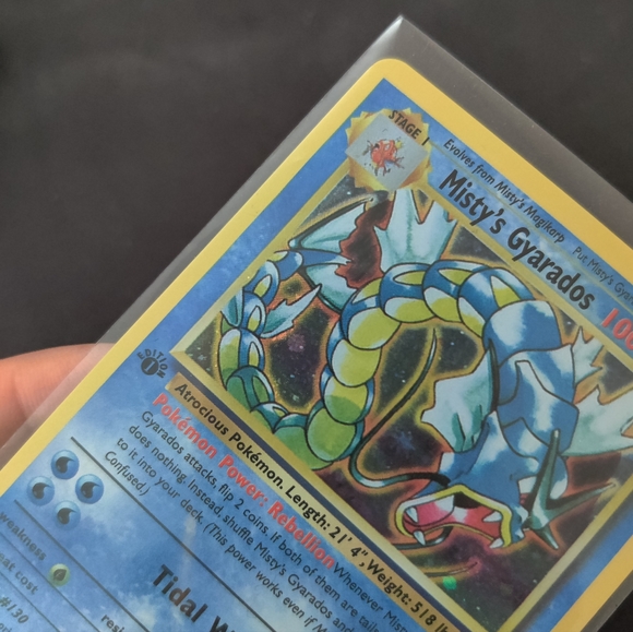 Misty's gyarados first edition NM - Picture 3 of 3